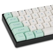 Retro Carbon Keycaps SA Profile 150 Key Custom Doubleshot ABS Set Split Space picture