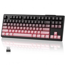 ZIYOU LANG M87 80% Wireless Gaming Keyboard Silent Rainbow BT/2.4Ghz PBT PC MAC picture