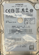 Hitachi Travelstar 5K750 500GB SATA 5400RPM 2.5
