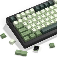Dagaladoo Double Shot PBT Keycaps Green, Cherry Profile Keyboard Keycaps picture