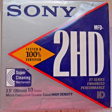 SONY 10MFD-2HD  3-1/2