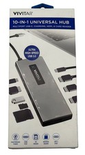 Vivitar 10-in-1 High-Speed USB Memory Card Reader USB-C Charging HDMI Card Slot picture