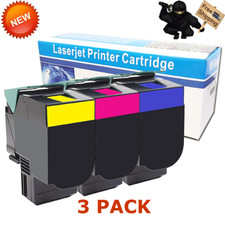 3 PK Lexmark C540H1CG C540H1MG C540H1YG Toner C540 C544 X544 X548 C543 C546 X543 picture