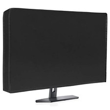 Waterproof Computer Monitor Dust Cover,  Black Full Body Cover 28W X 18H X 4D picture