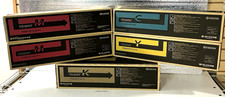 Kyocera TK-8707 Toner CMYK Set (5) OEM NEW Sealed TK-8707K TK-8707C 
