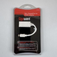 Gigaware Mini DisplayPort to HDMI Adapter Male-to-Female mDP to HDMI 1080p White picture
