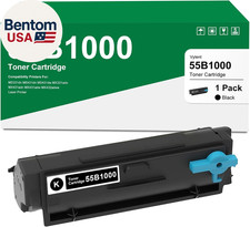 55B1000 Black Toner Cartridge with Chip 1-Pack Replacement for Lexmark 55B1000 T picture