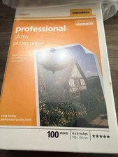 Officemax 4x6 Glossy Professional Photopaper 100 Sheets/ 3+ packs picture