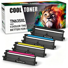 4PK TN635XL Toner Cartridge for Brother MFC-L8930CDW HL-L8430CDW HL-L8430CDWT picture