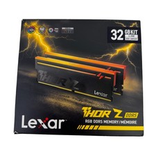 Lexar Thor Z DDR5 RGB 32GB Kit (2x16GB) 6000MHz DIMM Desktop Memory XMP/EXPO picture