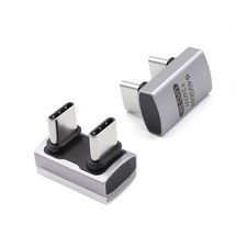 Duttek U-Shape USB-C Male to Male Adapter 240W 40Gbps 8K 2 Pack Japan Import picture