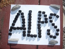 ALPS KEYSWITCHES:  SKCM BLACK TACTILE LOT-OF-TEN SWITCHES  $12.00 + $5.75 S/H picture