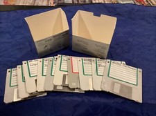 Box Of Ten 3.5 Computer Disks With Data Needs Erased picture