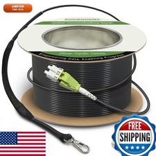 YUTIANHOME 75m/250ft OM5 Multimode Armored LC to LC Fiber Optic Cable 40Gb picture
