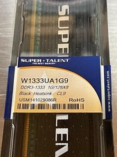 Super Talent 1GB PC3-10600 DDR3-1333MHz - CL9 204-Pin - Unbuffered non-ECC  picture