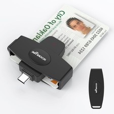 USB C DOD Military USB Common Access CAC Smart Card Reader and SIM Card Reader I picture