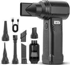 Compressed Air Duster, 300,000RPM Electric Air Duster with LED Light picture