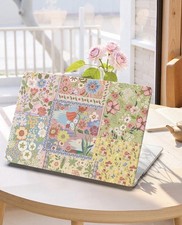 MacBook Air 15.3” Case Green Patchwork 2025-2023 M4 M3 M2 A3241 A3114 A2941 NEW picture