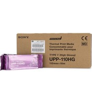 GENUINE SONY UPP-110HG High Gloss Printer Paper- Box of 10 picture