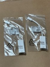 2x Pack Lot MP008241 USB-C to RJ45 Ethernet Network Adapter USB3.1 GE AX Gigabit picture
