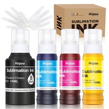 440ML Sublimation Ink Refilled Bottles Compatible for ET2400 ET2720 ET2760 ET... picture