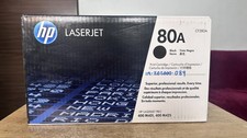 Genuine HP 80A CF280A Black Toner Open Box LaserJet Pro 400 M401 M425 picture