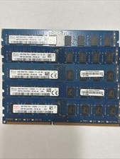 Lot of 5 x 4GB DDR3 1600Mhz Hynix 2Rx8 PC3-12800U Desktop Ram HMT351U6CFR8C-PB picture