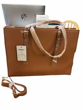 Nubily Laptop Bag for Women - Waterproof, Lightweight Leather 16