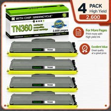 4PK TN360 TN330 Toner Cartridge Fits For Brother MFC-7340 MFC-7345DN MFC-7345N picture