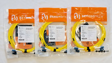 Lot of 3 Two-Packs BEYONDTECH LC to LC Fiber Patch Cable Single Mode Duplex 2m picture