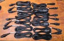 Lot of 14 Genuine HPE 2M IEC C13/C14Power Cord 142263-001 New Unused picture