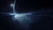 Landscape nature space planet universe art illustration Custom Gaming Mat Desk picture