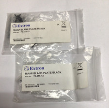 70-315-12 Extron MAAP Blank Plate Module Double Black  Lot of 2 picture