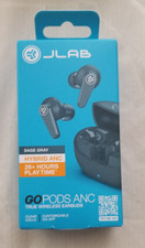 NEW JLab GO Pods ANC In-Ear True Wireless Earbuds Sage Gray 26+ Hours Playtime picture