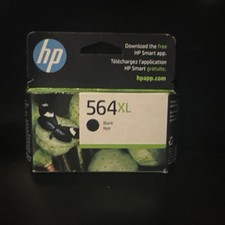 HP 564XL High-Yield Ink Cartridge - Black (1.2025 Exp Date) - NEW SEALED  picture
