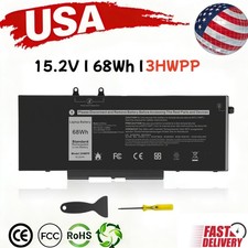 NEW 3HWPP Battery for Dell Latitude 5501 5401 5511 5510 5411 5410 Series 68wh picture