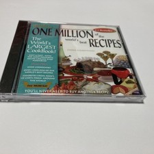 ONE MILLION RECIPES World's Largest Cookbook CD-ROM, New Sealed picture
