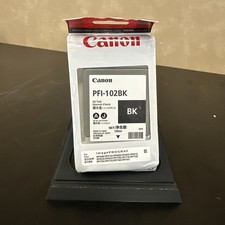 Canon PFI-102BK Black Ink Tank 130ml Sealed exp 01.2028 picture
