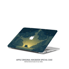 Cute Black Cat MacBook Case Firefly Forest Laptop Cover Aesthetic Protective picture