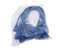10x New Generic C14/C13 4FT Blue 3-Prong Power Cables Lot of 10 picture