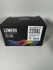 LEMERO Ink Cartridges for Epson 220XL WF-2630 XP-420 10PK picture