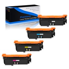 4PK CE250A BK C Y M Toner Cartridge for HP Color LaserJ CP3525 CP3525dn CP3525n picture