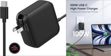 Cargador de portátil USB C de 100 W, adaptador de fuente de alimentación. neuvo. picture