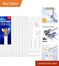 Versatile 157in Wire Covers - Child and Pet Safe Cable Management Solution picture