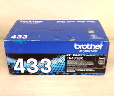 GENUINE Brother TN-433BK High Yield Black Toner TN433BK Sealed Box 11/2023 NEW picture
