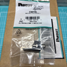 10 - Panduit CMFBL Mini-Com F-Type Coupler C, Black, Sealed Box, Free US Ship picture