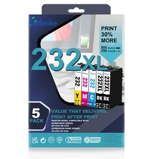 5 Pack T232 232XL Compatible Ink Cartridge for XP 4200 4205 WF2930 2950 picture