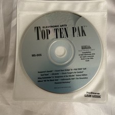 electronic arts top ten pak of  pc games for ms-dos ea computer  picture