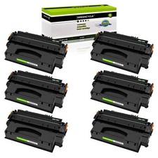 1-6PK Q7553X Black Toner Cartridge For HP LaserJet P2015 P2015D P2015N P2015DN picture