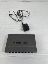 NETGEAR GS108E V2 PROSAFE PLUS 8 GIGABIT ETHERNET SWITCH + A/C ADPTR picture